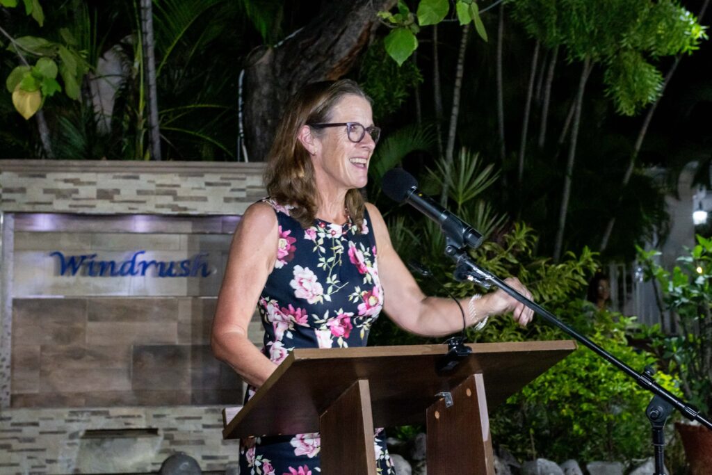 Judith Slater - Jamaica Business Mission 2024 - Reception at High Commissioner's Residence